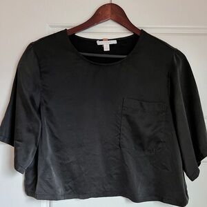 Lunya Washable Silk Cropped Tee